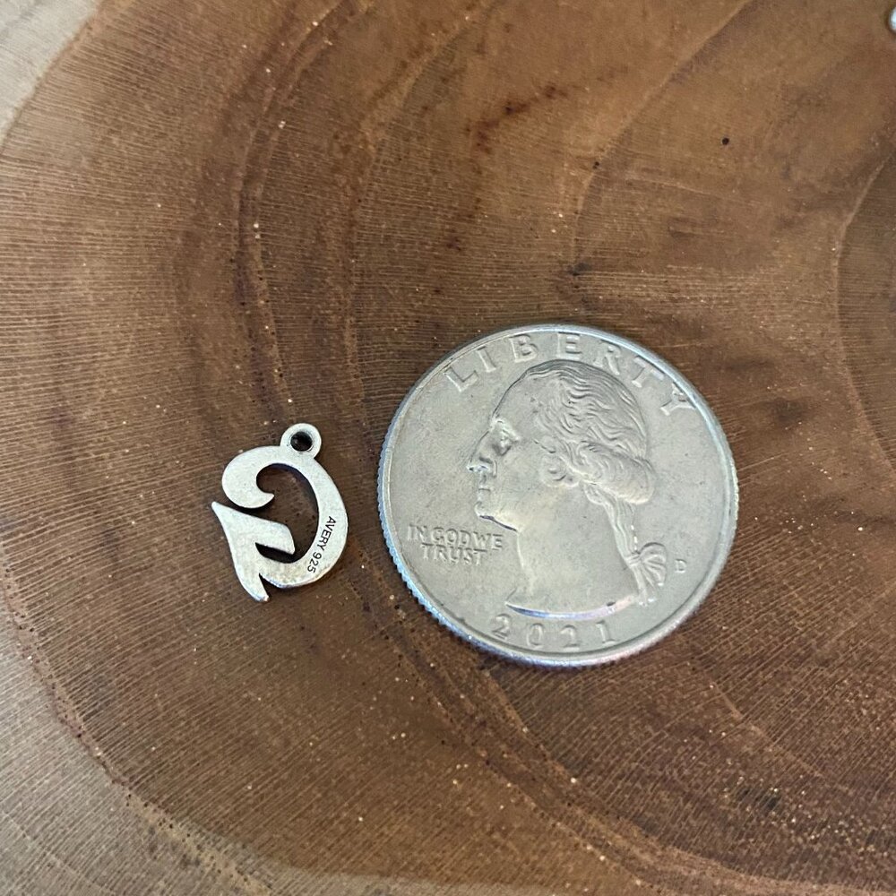 James Avery Script Initial "G" Charm, Sterling Si… - image 2